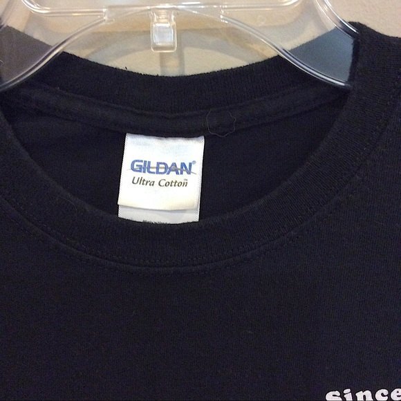 Kansas City Town Topic Tee Black Knit Graphic T-shirt Unisex Sz Small KC - Picture 4 of 5